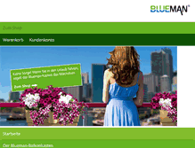 Tablet Screenshot of blueman.de